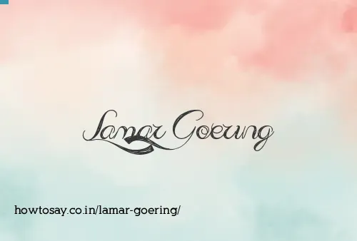 Lamar Goering