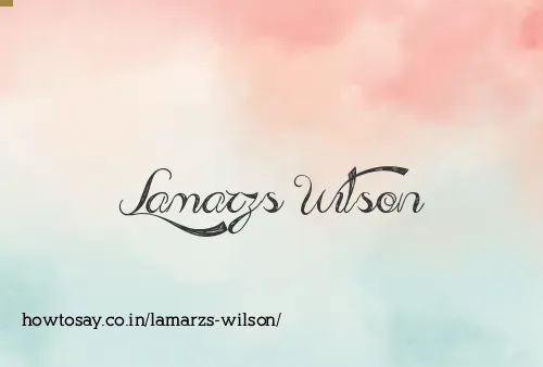 Lamarzs Wilson
