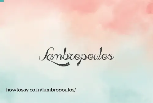 Lambropoulos
