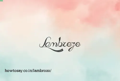 Lambrozo
