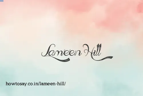 Lameen Hill