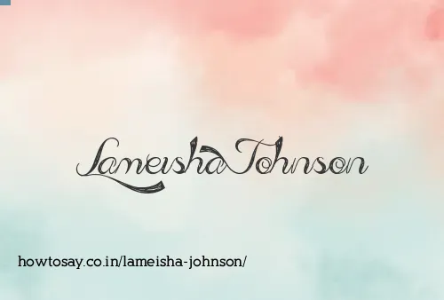 Lameisha Johnson