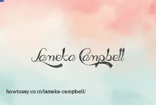 Lameka Campbell