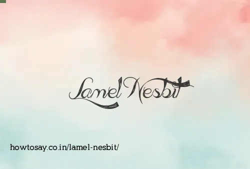 Lamel Nesbit