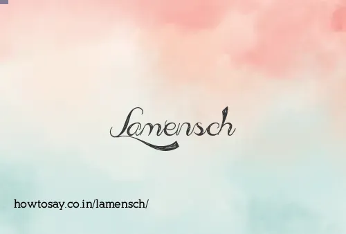 Lamensch