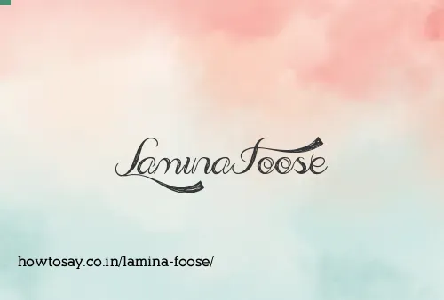 Lamina Foose