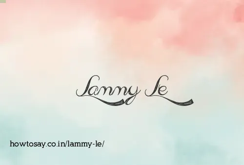 Lammy Le