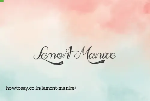Lamont Manire