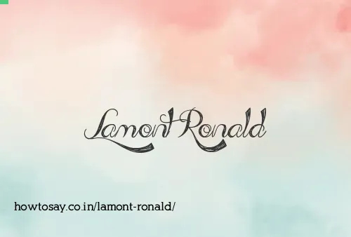 Lamont Ronald