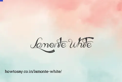 Lamonte White