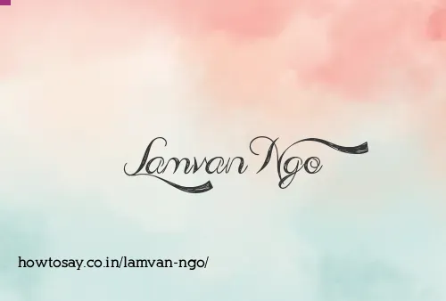 Lamvan Ngo