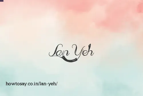 Lan Yeh