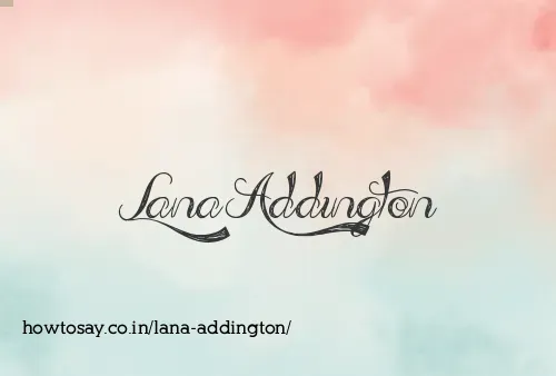 Lana Addington