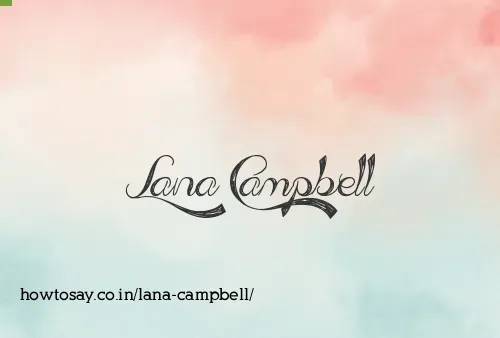 Lana Campbell