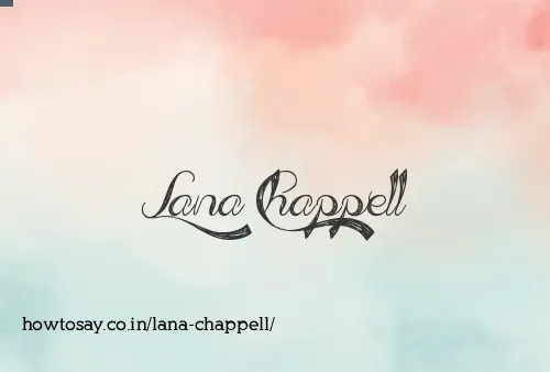 Lana Chappell