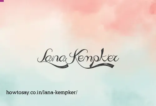 Lana Kempker