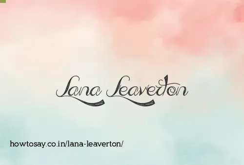 Lana Leaverton