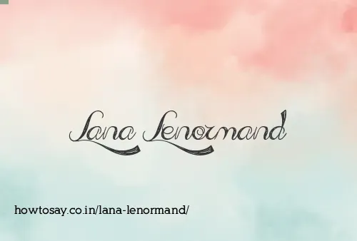 Lana Lenormand
