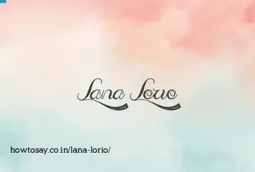Lana Lorio