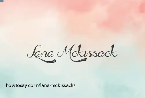 Lana Mckissack