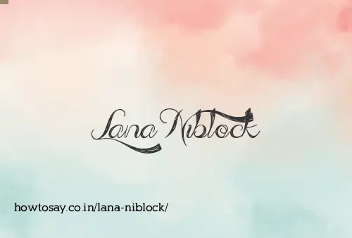 Lana Niblock