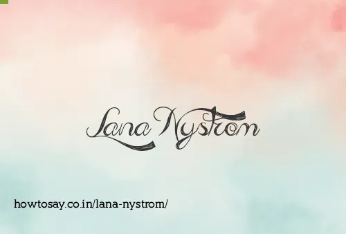 Lana Nystrom