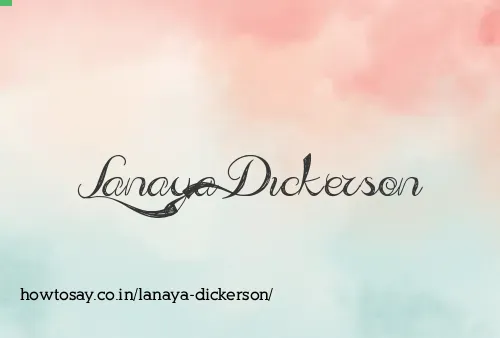 Lanaya Dickerson