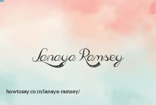 Lanaya Ramsey