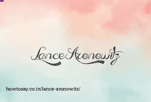 Lance Aronowitz