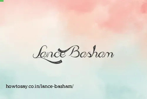 Lance Basham