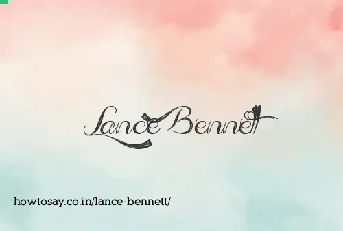 Lance Bennett