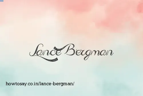Lance Bergman