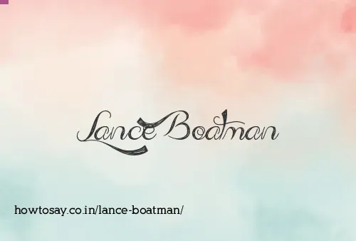 Lance Boatman