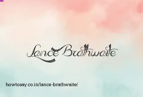 Lance Brathwaite