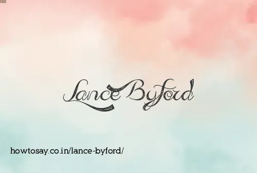 Lance Byford