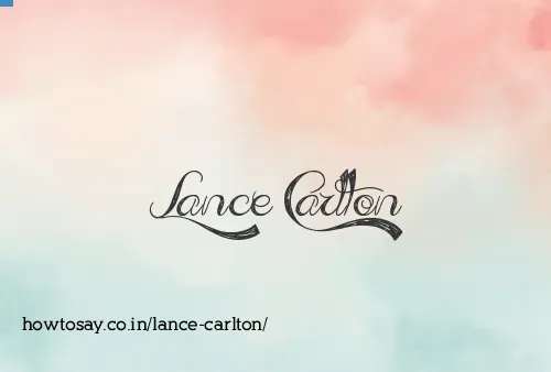 Lance Carlton