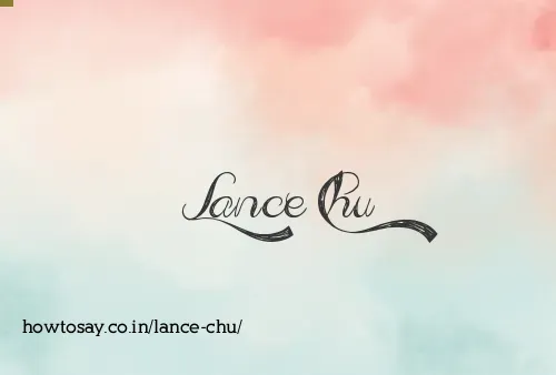 Lance Chu