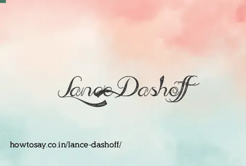 Lance Dashoff
