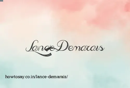 Lance Demarais