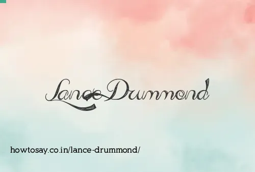 Lance Drummond