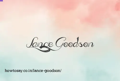 Lance Goodson