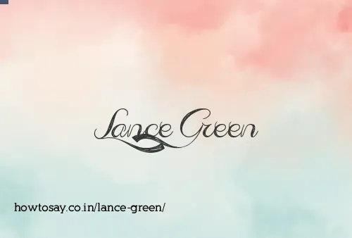 Lance Green
