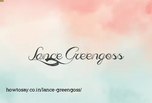 Lance Greengoss