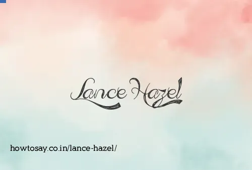 Lance Hazel