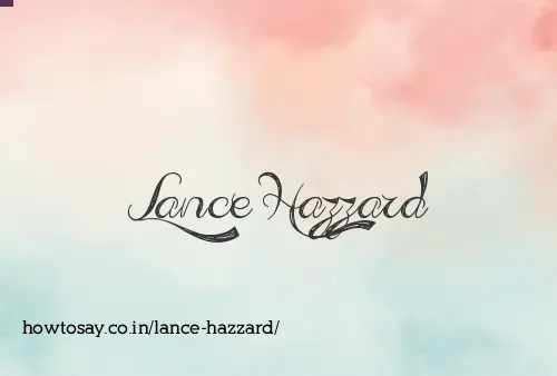 Lance Hazzard