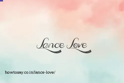 Lance Love