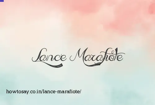 Lance Marafiote