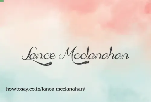 Lance Mcclanahan