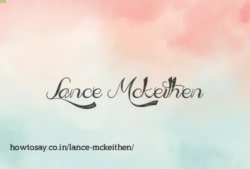 Lance Mckeithen