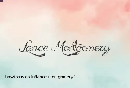 Lance Montgomery